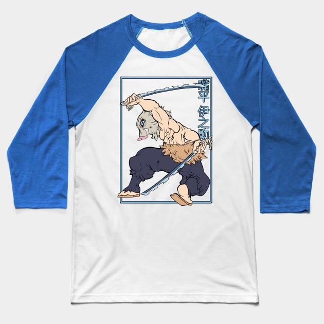 Inosuke Hashibira Baseball T-Shirt by Punished Kain Merch